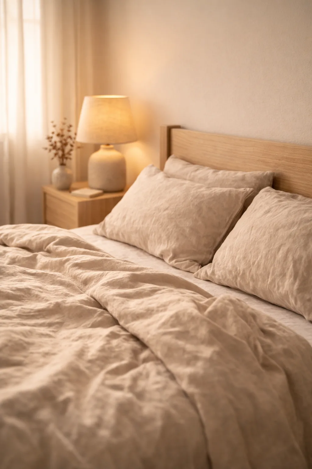 JOWOLLINA Leinen-Bettwäsche Set 135x200