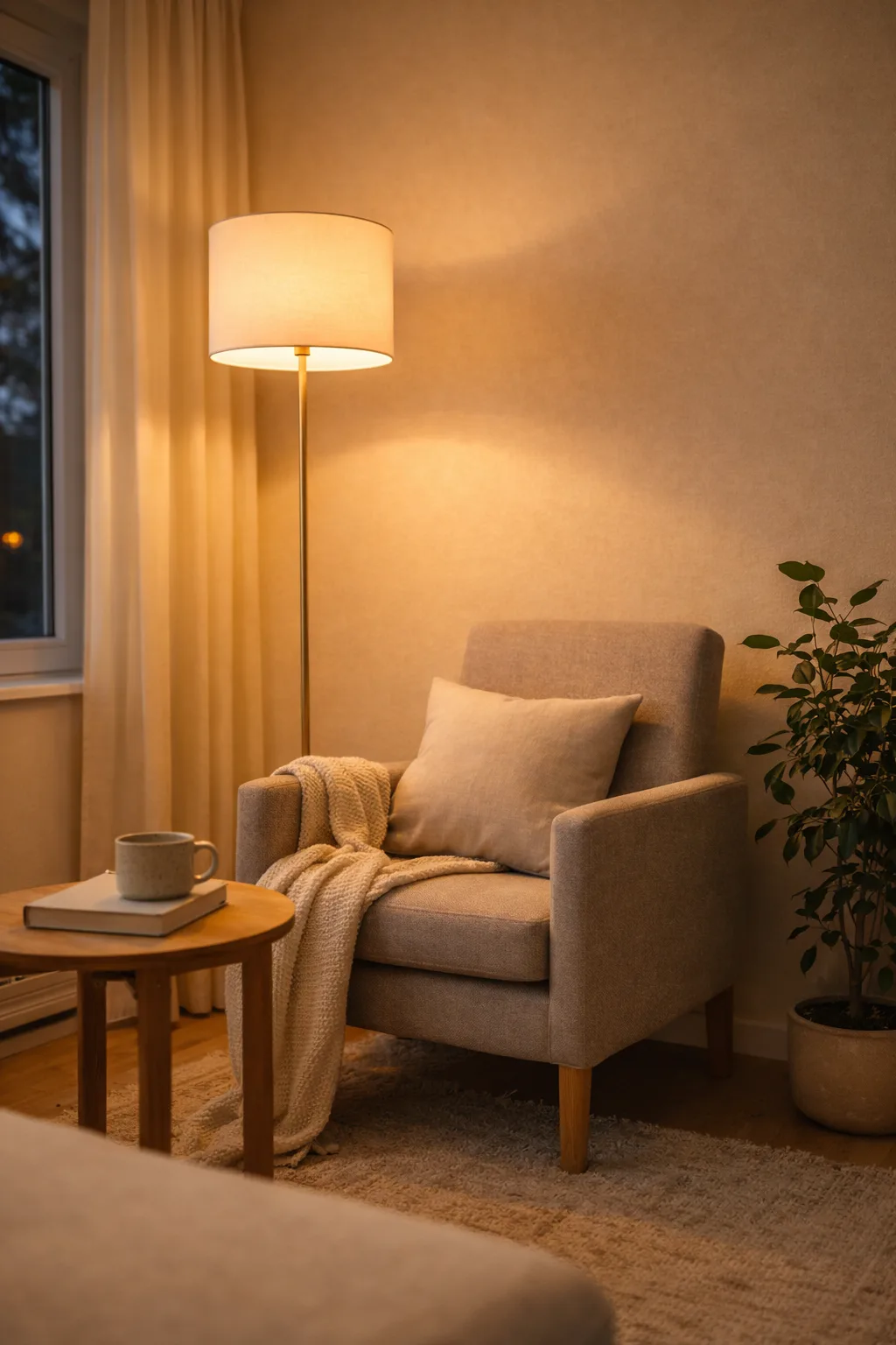 EDISHINE LED-Stehlampe Dimmbar